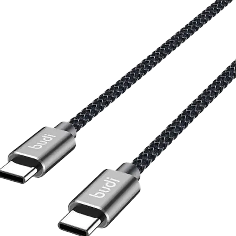 Budi DC206TT15B Cable 65W 1.5m Braided Metal Shell Mascom International.webp